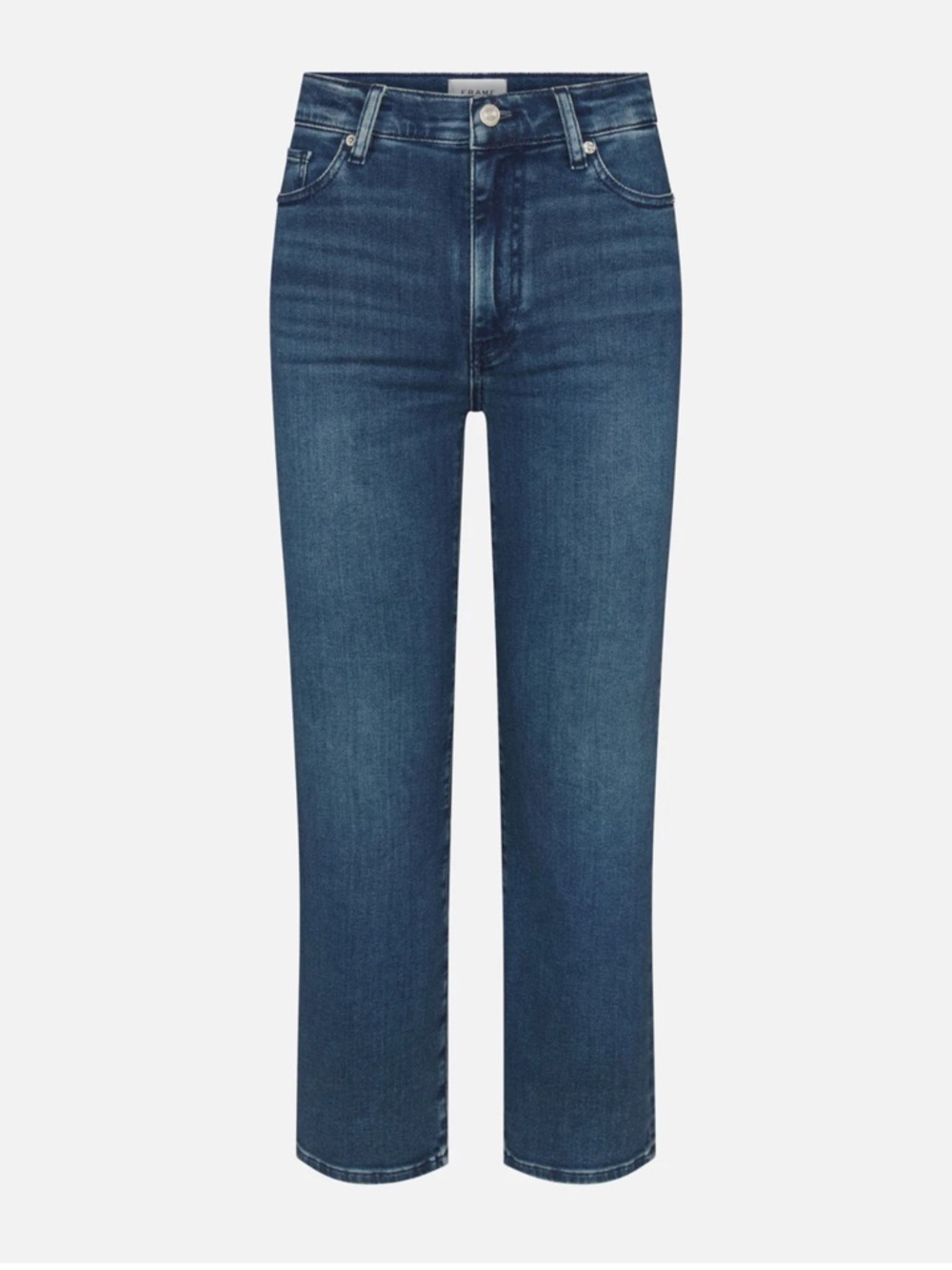 Frame Denim Women's Straight Leg Jeans in Medium Blue - Picture 8 of 9